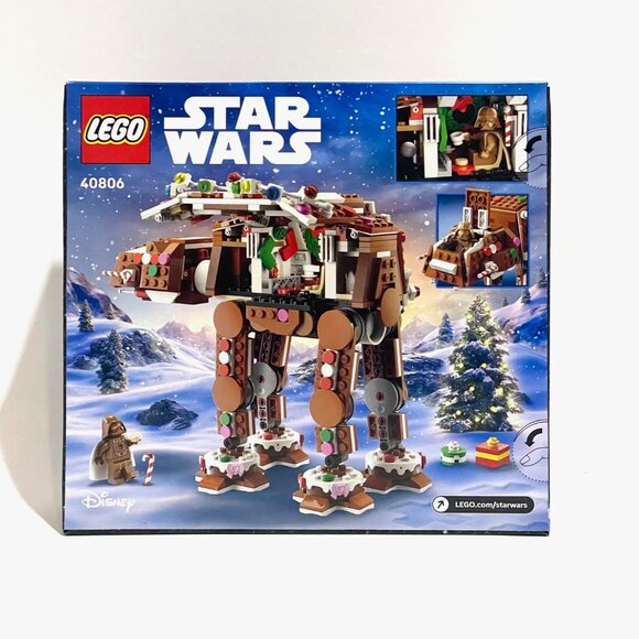 LEGO 40806 Gingerbread AT-AT with Vader Minifigure New Sealed NIB in Hand - Picture 2 of 15